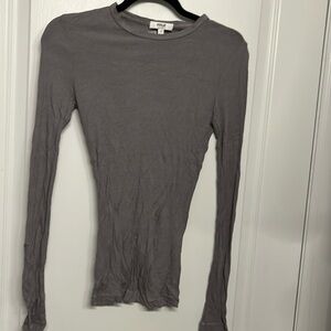 Agolde Grey long sleeve top